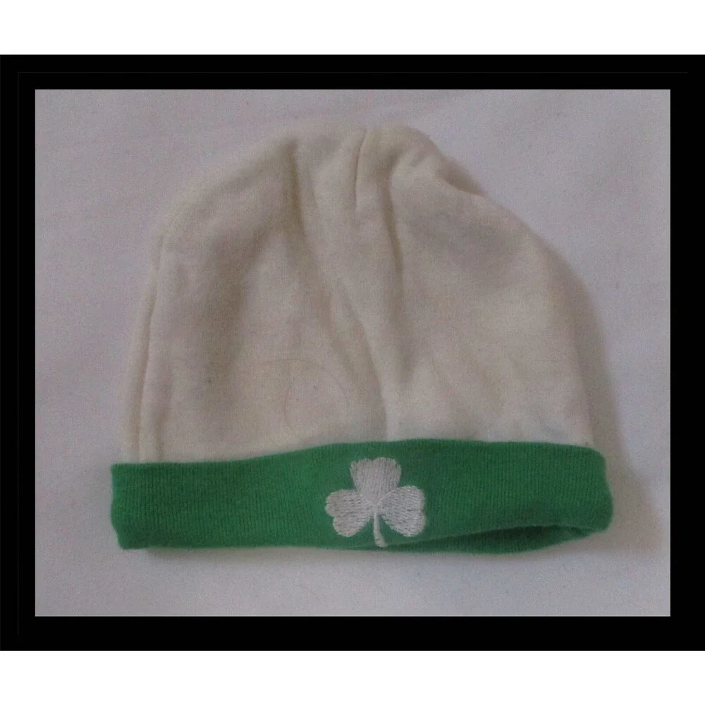 Shamrock Baby Hat Newborn by Cutie Pie